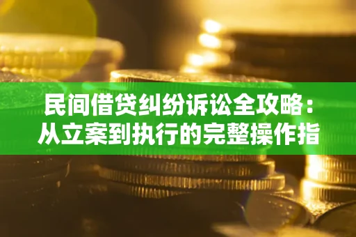 济南民间借贷纠纷诉讼全攻略：从立案到执行的完整操作指南