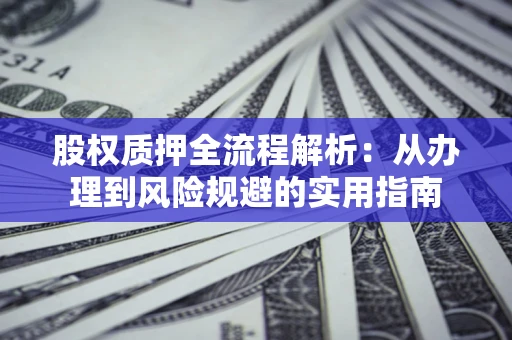 济南股权质押全流程解析：从办理到风险规避的实用指南