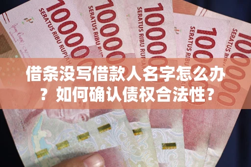 济南借条没写借款人名字怎么办？如何确认债权合法性？