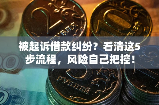 济南被起诉借款纠纷？看清这5步流程，风险自己把控！