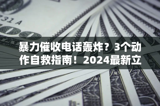 济南暴力催收电话轰炸？3个动作自救指南！2024最新立案标准全解析