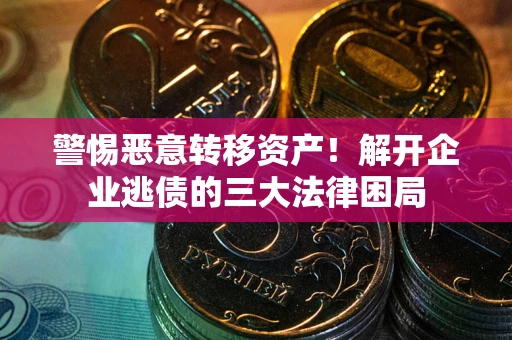 济南警惕恶意转移资产！解开企业逃债的三大法律困局